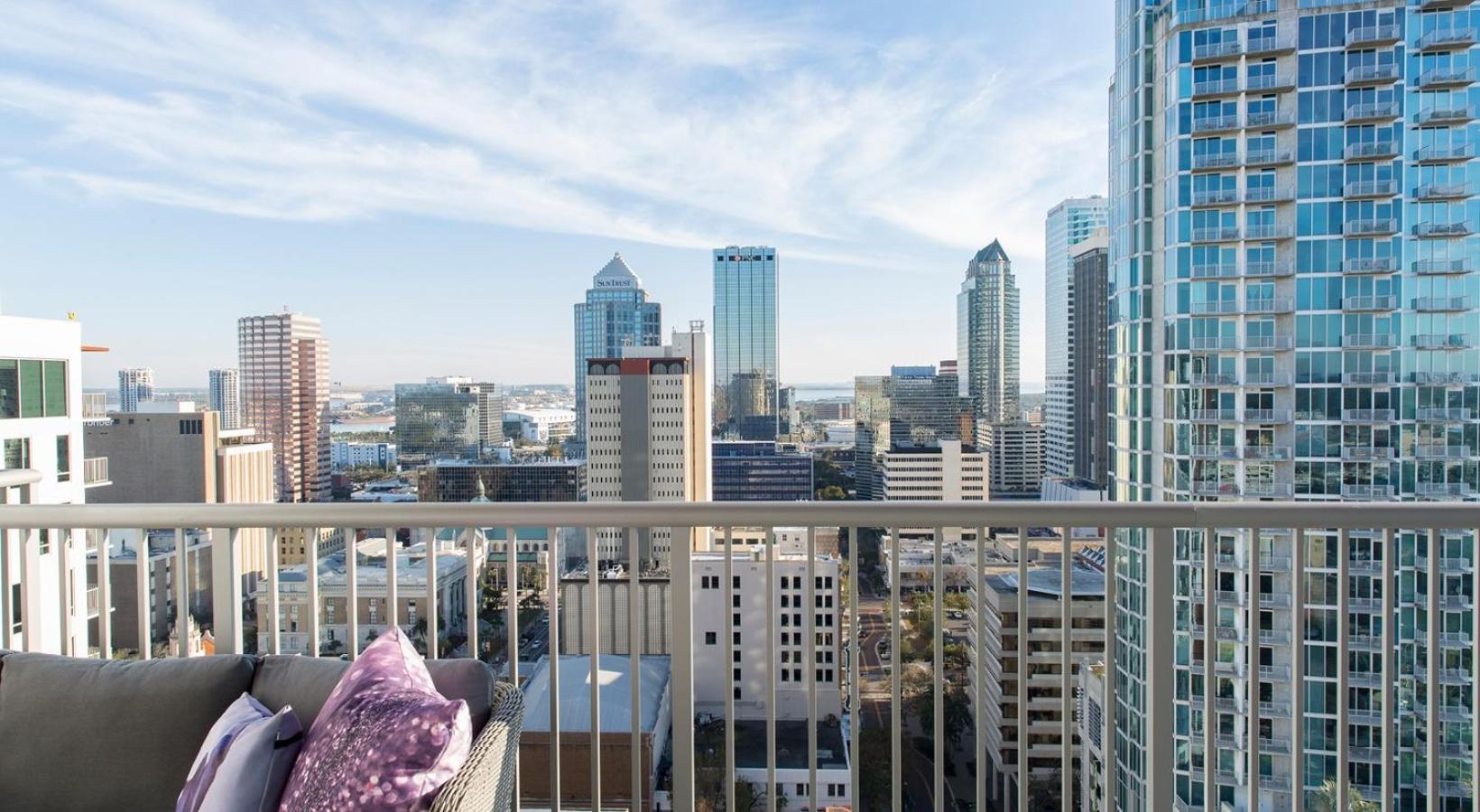 1Br Oasis In Downtown Tampa W Balcony & City Views Kültér fotó